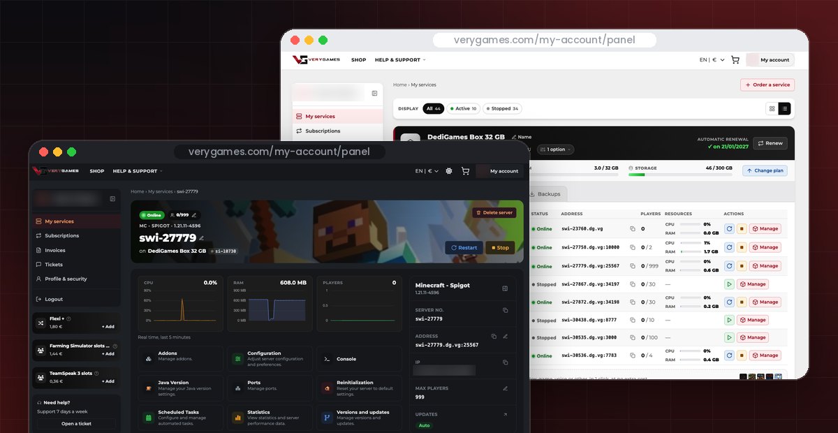 Your New VeryGames Panel Is Live, Now with Dark Mode